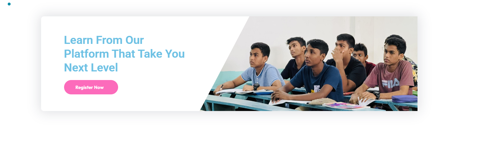 Students concentrating during mathematics class